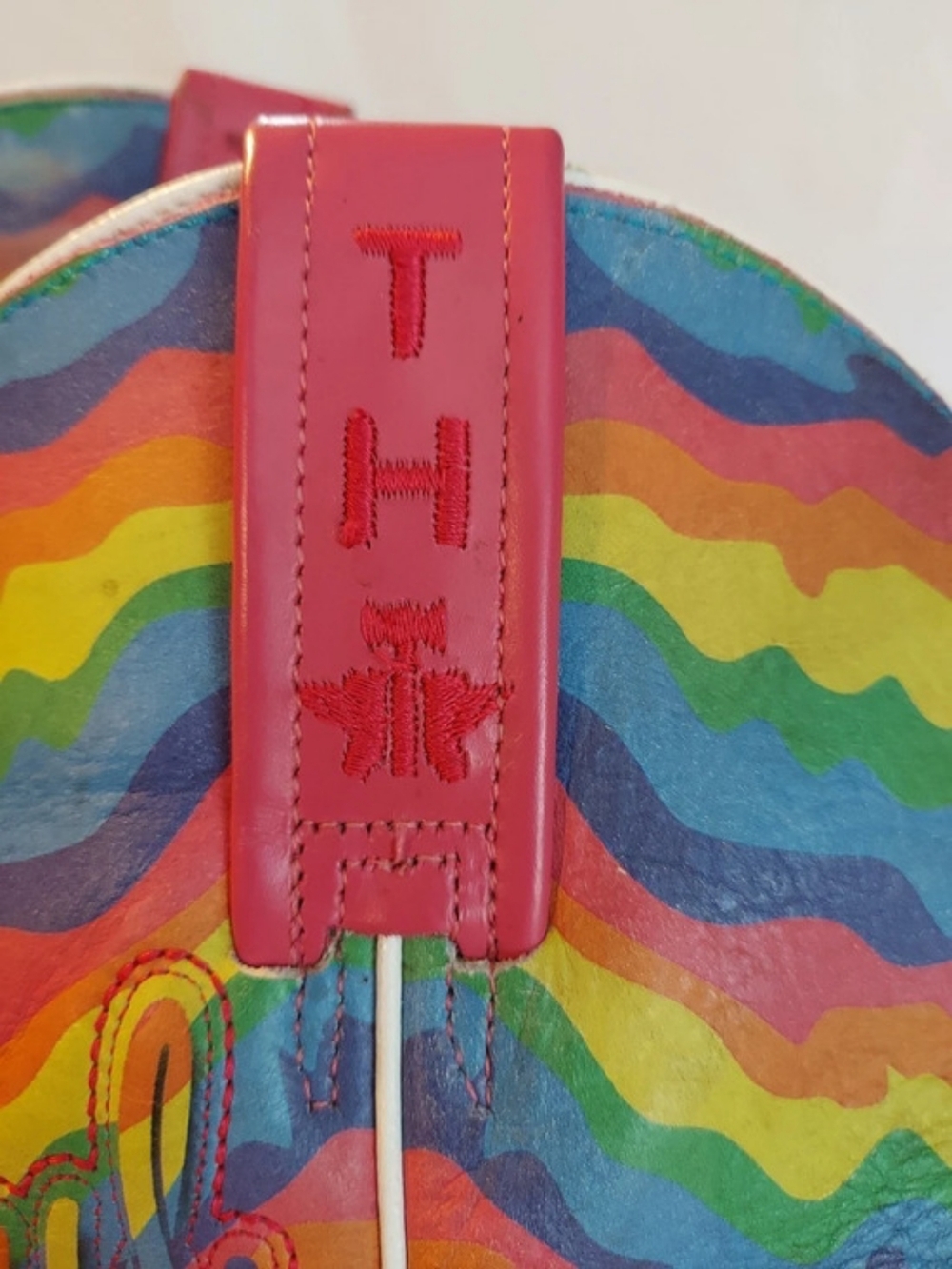 Tin Haul "Neon Melt" Psychedelic Rainbow Leather Cowboy Boots - Size 8.5 - Picture 2 of 15